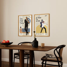 You Only Live Twice James Bond Wall Art Print - Retro Movie Poster - Midcentury Art 1418045387