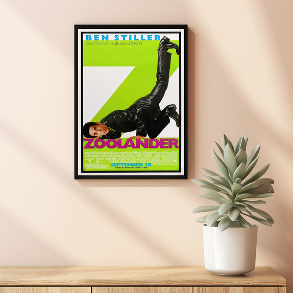 Zoolander (2001) Poster, Minimalist Movie Poster, Film Poster_DS09
