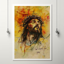 Resolute Gaze - Jesus Christ Art Print Spiritual Canvas Christian Wall Art Religious Decor Jesus Art Chruch 8
