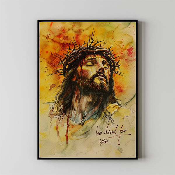 Resolute Gaze - Jesus Christ Art Print Spiritual Canvas Christian Wall Art Religious Decor Jesus Art Chruch 8
