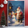 Santa Claus Poster, Christmas Santa Poster
