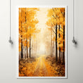 Autumn Poster, Fall Season Wall Art Print
