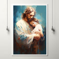 Jesus Poster, Christan Wall Art Print, Jesus Home Decor
