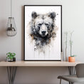 Bear Poster, Bear Vintage Poster, Bear Wall Art