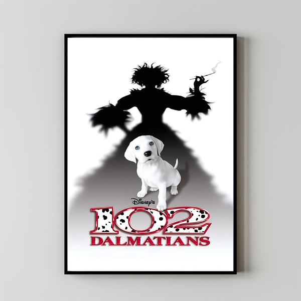 102 Dalmatians (2000) Movie Poster, Home Decor, Live Room Wall Art DS03