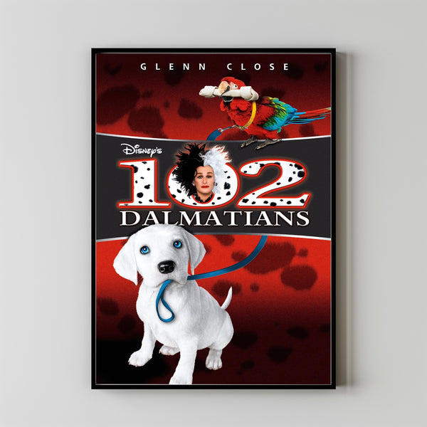102 Dalmatians (2000) Movie Poster, Home Decor, Live Room Wall Art DS08