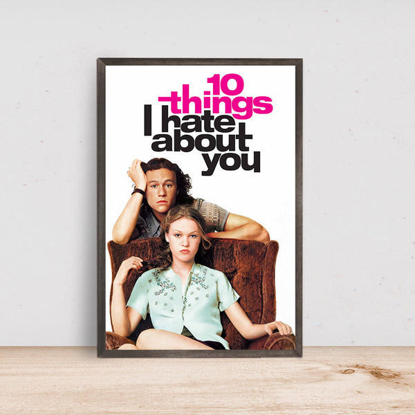 10 Things I Hate About You Movie Poster Classic film-Poster Gift- Room Decor Wall Art 1534896378