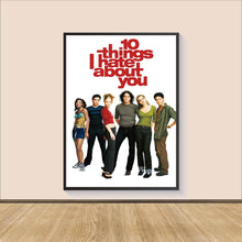 10 Things I Hate About You Movie Poster Print, Canvas Wall Art, Room Decor, Movie Art, Gifts for HimHer, Movie Print, Art Print 1570545137