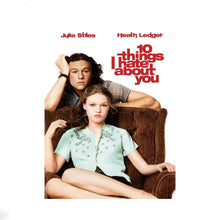 10 Things I Hate About You Movie Poster Print, Canvas Wall Art, Room Decor, Movie Art, Gifts for HimHer, Wall Art Print, Poster For Gift 1556353922