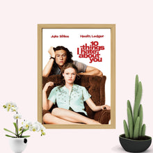 10 Things I Hate About You Movie Poster Print, Canvas Wall Art, Room Decor, Movie Art, Gifts for HimHer, Wall Art Print, Poster For Gift 1556353922
