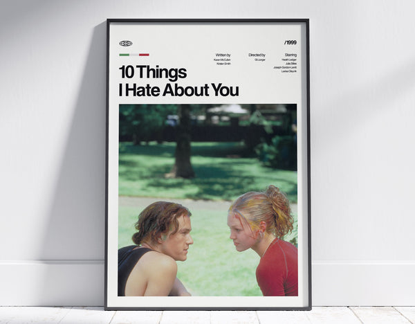 10 Things I Hate About You Movie Poster, 10 Things I Hate About You Art Print, 10 Things I Hate About You Poster Print 1496447950