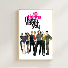 10 Things I Hate About You (1999)-  Movie Poster (Regular Style)Art  printing, Home Decor, Art Poster for Gift，Canvas Poster 1577684652