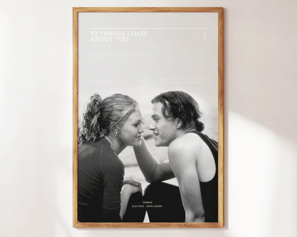10 Things I Hate About You  Poster  Art Print  Movie Posters  Gift for Movie lovers 1285438080