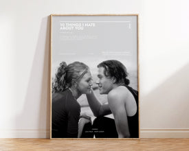 10 Things I Hate About You  Poster  Art Print  Movie Posters  Gift for Movie lovers 1285438080