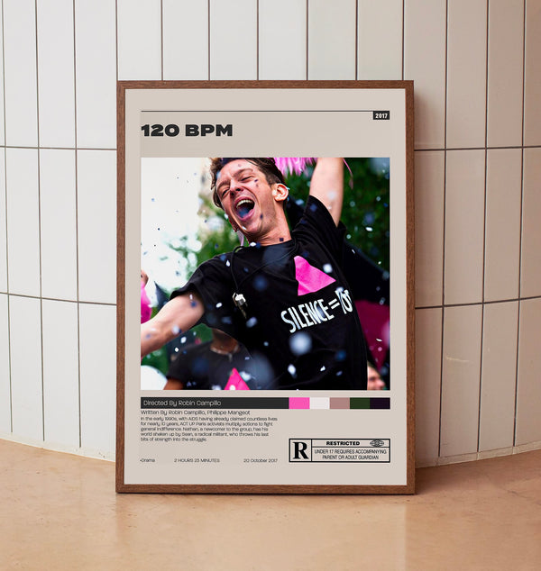 120 Battements Par Minute Poster, Robin Campillo, Minimalist Movie Poster