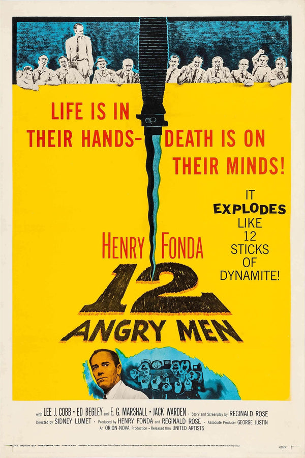 12 Angry Men Film Movie Poster Print Wall art Poster 1562562118