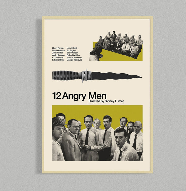 12 Angry Men Mid Century Movie Poster  Film Poster  Minimalist Movie Poster    Wall Art Poster 1417266550