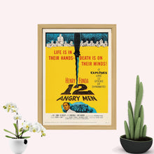 12 Angry Men Movie Poster Print, Canvas Wall Art, Room Decor, Movie Art, personalized gift, Wall Art Print, Art Poster For Gift, Movie Print 1590464929