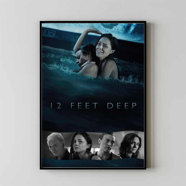 12 Feet Deep (2017) Movie Poster, Canvas Material Gift, Home Decor, Live Room Wall