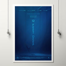 12 Feet Deep (2017) Movie Poster, Canvas Material Gift, Home Decor, Live Room Wall Art DS03