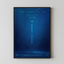 12 Feet Deep (2017) Movie Poster, Canvas Material Gift, Home Decor, Live Room Wall Art DS03