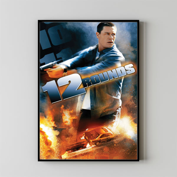 12 Rounds (2009) Movie Poster, Canvas Material Gift, Home Decor, Live Room Wall Art DS05