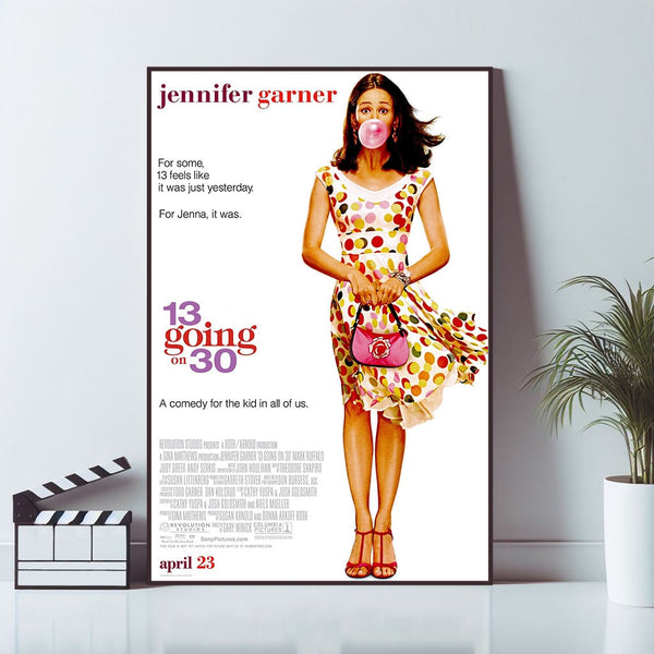 13 Going on 30 Movie Poster, Art Poster, Wall Art Prints, Art Poster, Canvas Material Gift, Keepsake, Home Decor, Live Room Wall Art 1693465408