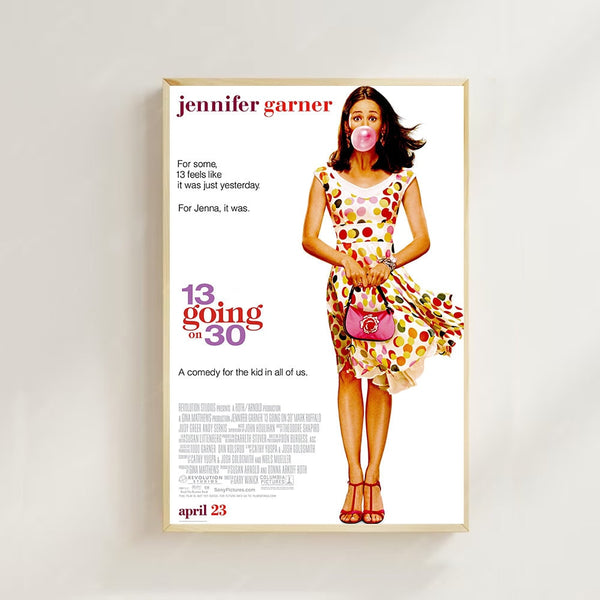 13 Going on 30 (2004)--Movie  Poster(Regular Style) Art Prints,Home Decor,Vintage Movie Poster,Canvas Poster 1655989275