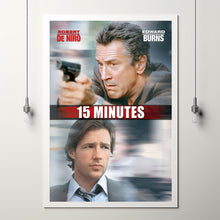 15 Minutes (2001) Movie Poster, Canvas Material Gift, Home Decor, Live Room Wall Art DS03