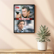 15 Minutes (2001) Movie Poster, Canvas Material Gift, Home Decor, Live Room Wall Art DS03