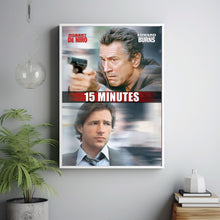 15 Minutes (2001) Movie Poster, Canvas Material Gift, Home Decor, Live Room Wall Art DS03