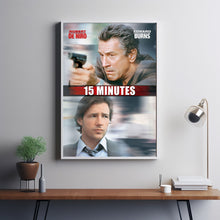 15 Minutes (2001) Movie Poster, Canvas Material Gift, Home Decor, Live Room Wall Art DS03