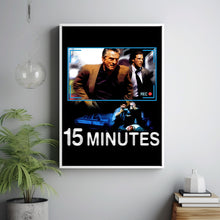 15 Minutes (2001) Movie Poster, Canvas Material Gift, Home Decor, Live Room Wall Art DS05