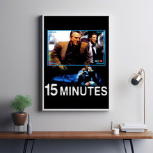 15 Minutes (2001) Movie Poster, Canvas Material Gift, Home Decor, Live Room Wall Art DS05