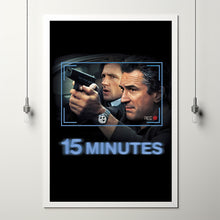15 Minutes (2001) Movie Poster, Canvas Material Gift, Home Decor, Live Room Wall Art DS08