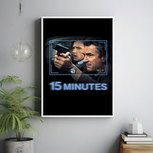 15 Minutes (2001) Movie Poster, Canvas Material Gift, Home Decor, Live Room Wall Art DS08