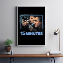 15 Minutes (2001) Movie Poster, Canvas Material Gift, Home Decor, Live Room Wall Art DS08