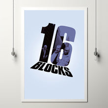 16 Blocks (2006) Movie Poster, Home Decor, Live Room Wall Art DS03