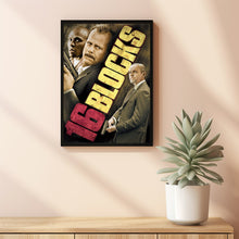 16 Blocks (2006) Movie Poster, Home Decor, Live Room Wall Art DS05