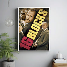 16 Blocks (2006) Movie Poster, Home Decor, Live Room Wall Art DS05