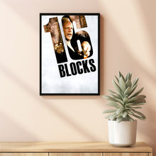 16 Blocks (2006) Movie Poster, Home Decor, Live Room Wall Art DS09