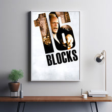 16 Blocks (2006) Movie Poster, Home Decor, Live Room Wall Art DS09