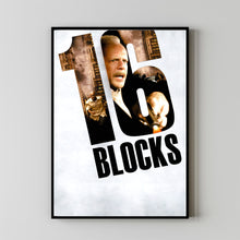 16 Blocks (2006) Movie Poster, Home Decor, Live Room Wall Art DS09