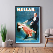 1897 Kellar the Magician Decapitation Illusion Vintage Style Magic Poster, Room Decor, Home Decor, Art Poster for Gift 1588165472