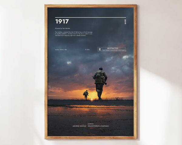 1917  Poster  Art Print  Movie Posters  Gift for Movie lovers 1287283544