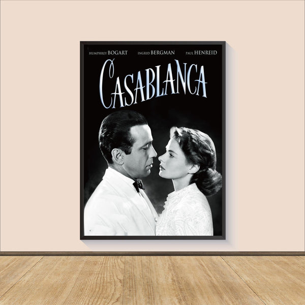 1942 Casablanca Movie Poster Print, Canvas Wall Art, Room Decor, Movie Art, Gifts for HimHer, Wall Art Print, Art Poster For Gift 1556349620
