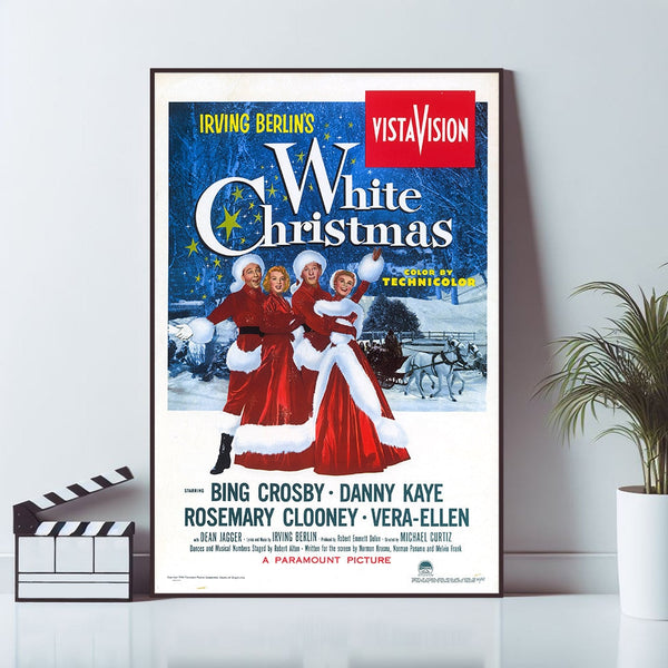 1954 White Christmas Movie Poster, Art Poster, Canvas Material Gift, Keepsake, Home Decor, Live Room Wall Art, Wall Art Print 1611196477