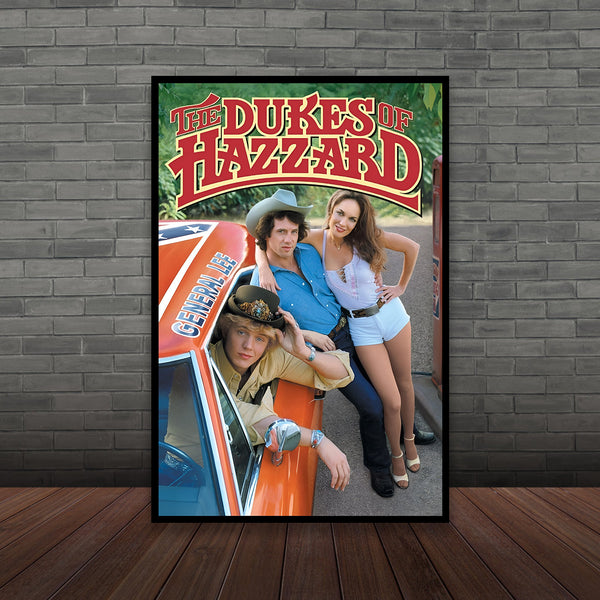 1979 The Dukes Of Hazzard Movie Poster, Wall Art, Room Decor, Home Decor, Art Poster Gifts, Poster custom Canvas printing 1590323818