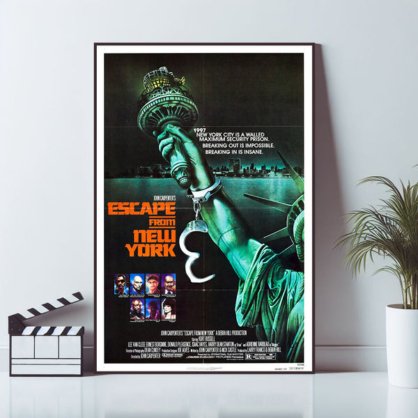 1981 Escape From New York Movie Poster, Wall Art Prints, Art Poster, Canvas Material Gift, Keepsake, Home Decor, Live Room Wall Art 1577688664