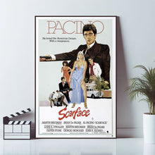 1983 Scarface Movie Poster, Wall Art Prints, Art Poster, Canvas Material Gift, Keepsake, Home Decor, Live Room Wall Art 1596170606
